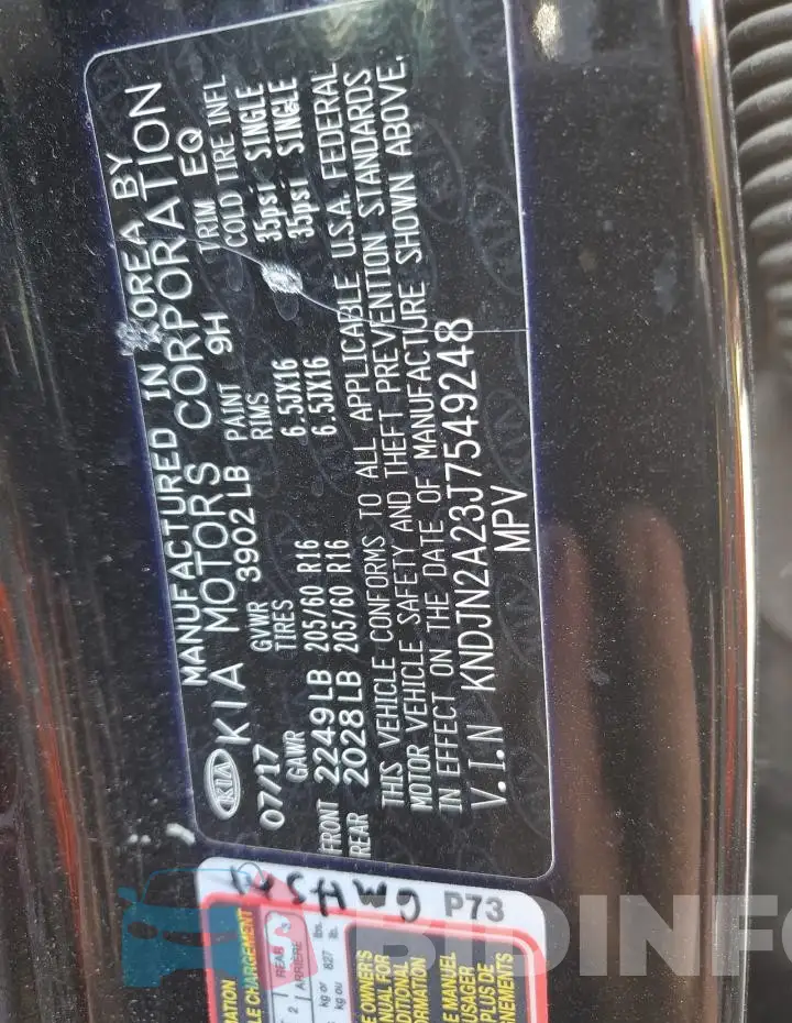 KNDJN2A23J7549248 Photo# 12