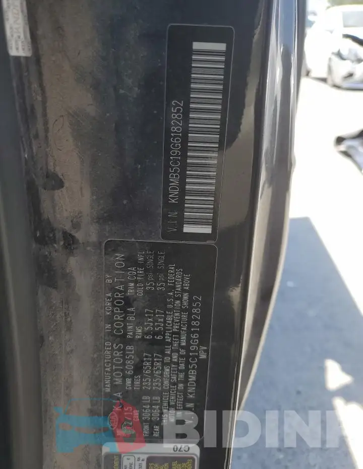 KNDMB5C19G6182852 Photo# 13