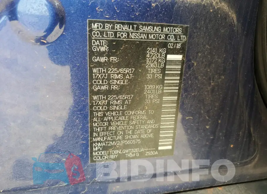 KNMAT2MV2JP560575 Photo# 13