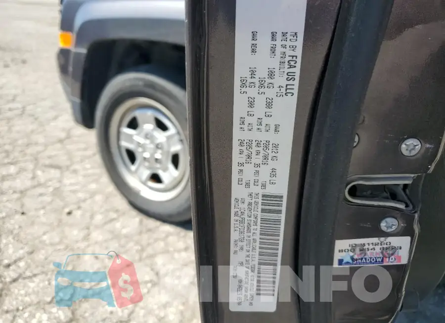 1C4NJPBB1FD361720 Photo# 13