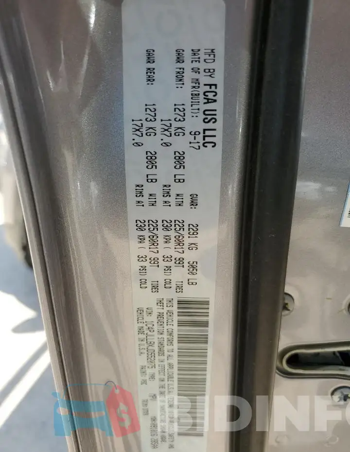 1C4PJLLBXJD552075 Photo# 13
