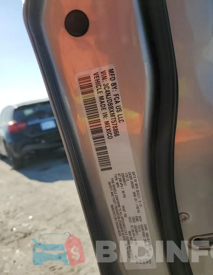 3C4NJDBBXMT578866 Photo# 13