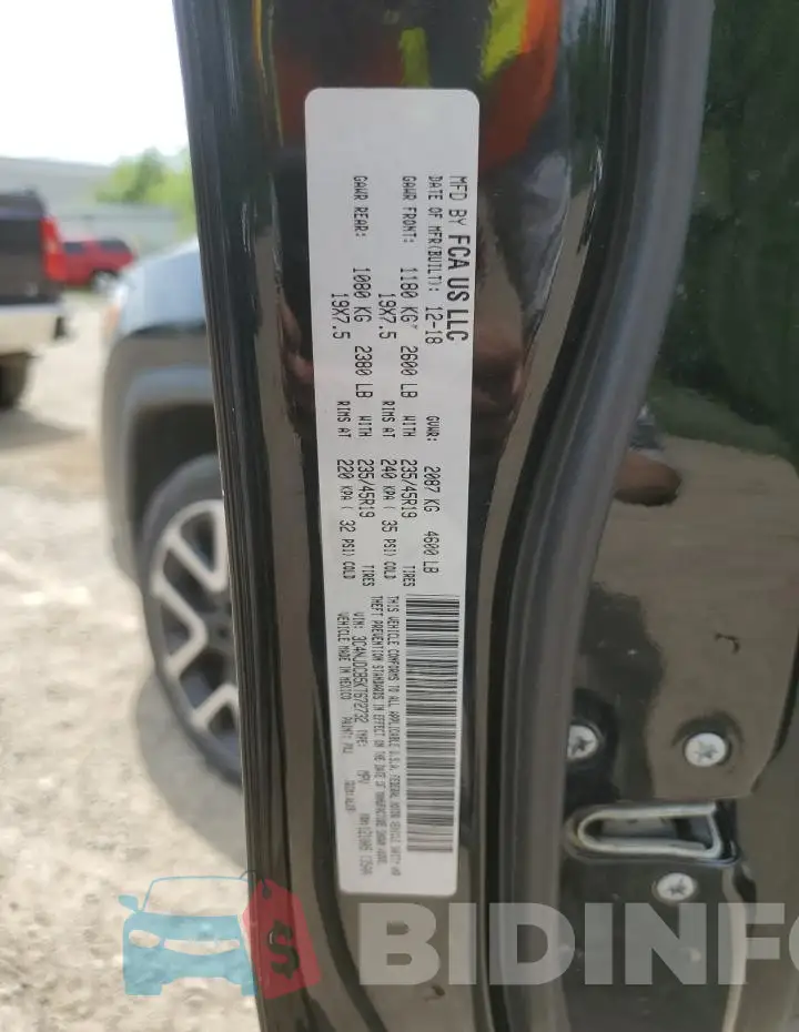 3C4NJDCB5KT672732 Photo# 13