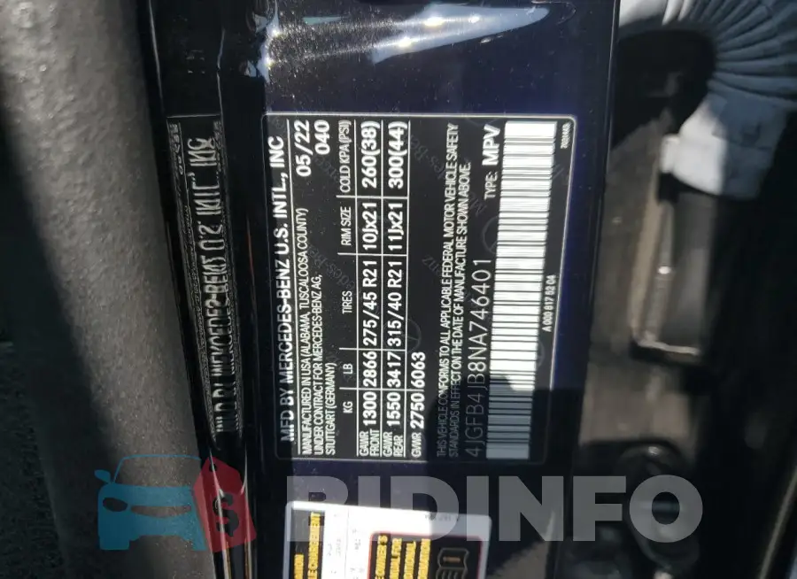 4JGFB4JB8NA746401 Photo# 13