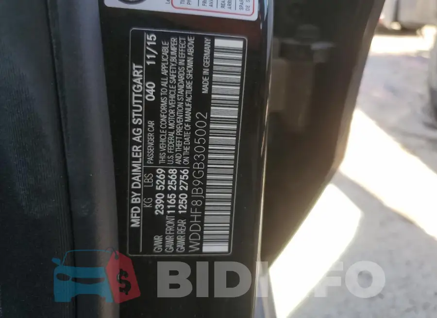 WDDHF8JB9GB305002 Photo# 13