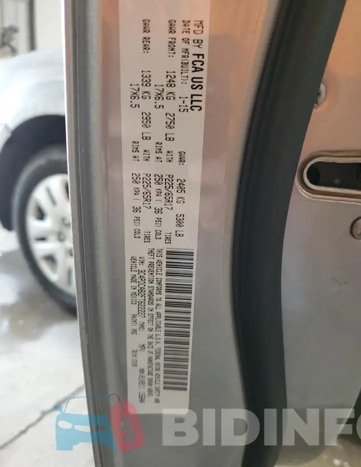 3C4PDCAB2FT622227 Photo# 13