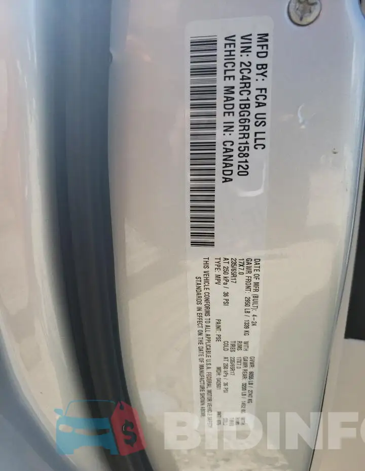 2C4RC1BG6RR158120 Photo# 13