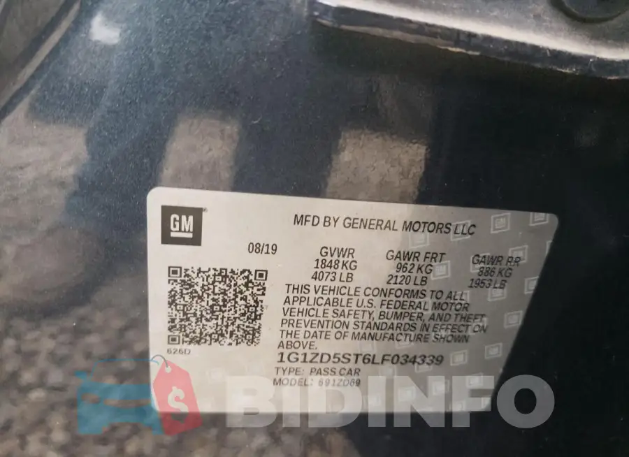 1G1ZD5ST6LF034339 Photo# 12