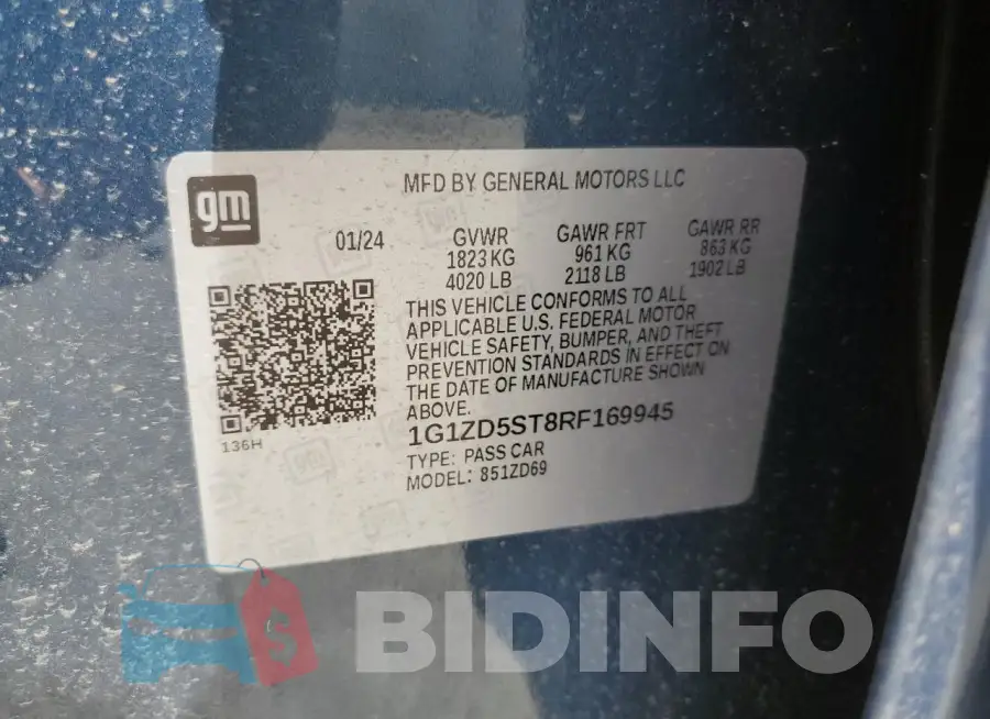 1G1ZD5ST8RF169945 Photo# 13