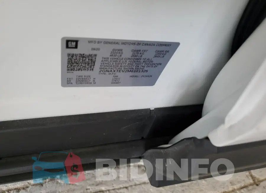 2GNAXTEV2M6101325 Photo# 13