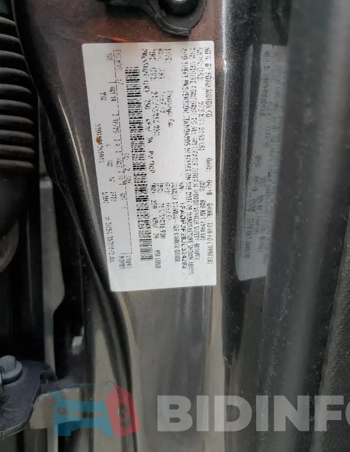 1FADP3F28JL324262 Photo# 12