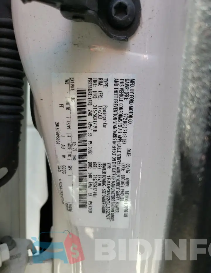 1FADP3N22GL332707 Photo# 12