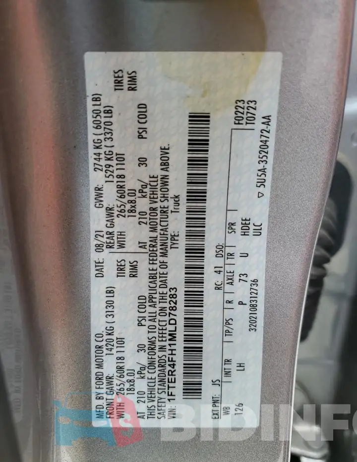 1FTER4FH1MLD78283 Photo# 12