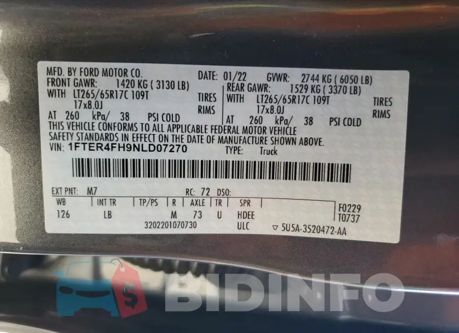 1FTER4FH9NLD07270 Photo# 13