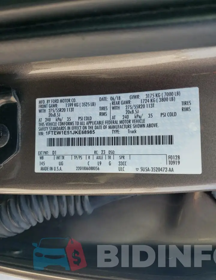 1FTEW1E51JKE68985 Photo# 12