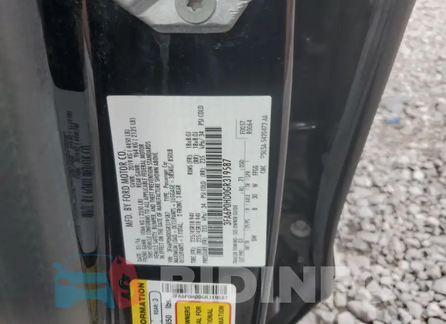 3FA6P0HD0GR319587 Photo# 12