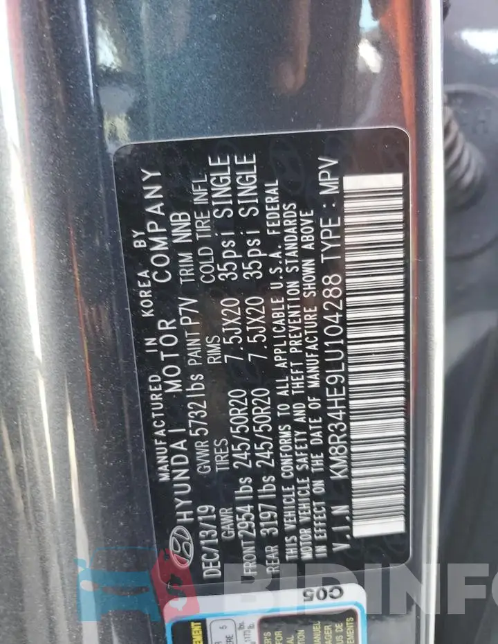 KM8R34HE9LU104288 Photo# 13