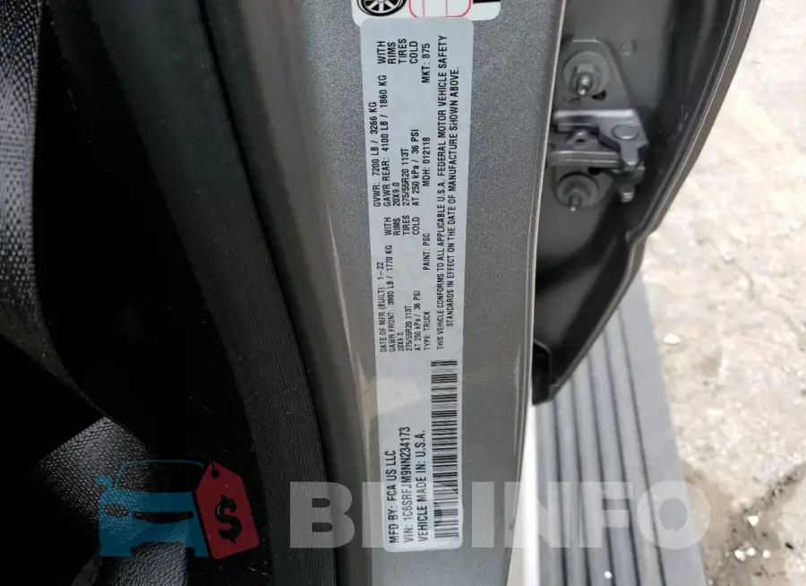 1C6SRFJM9NN234173 Photo# 12