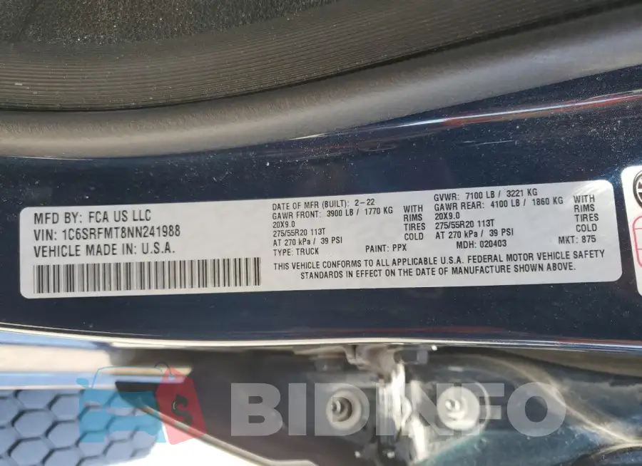 1C6SRFMT8NN241988 Photo# 12