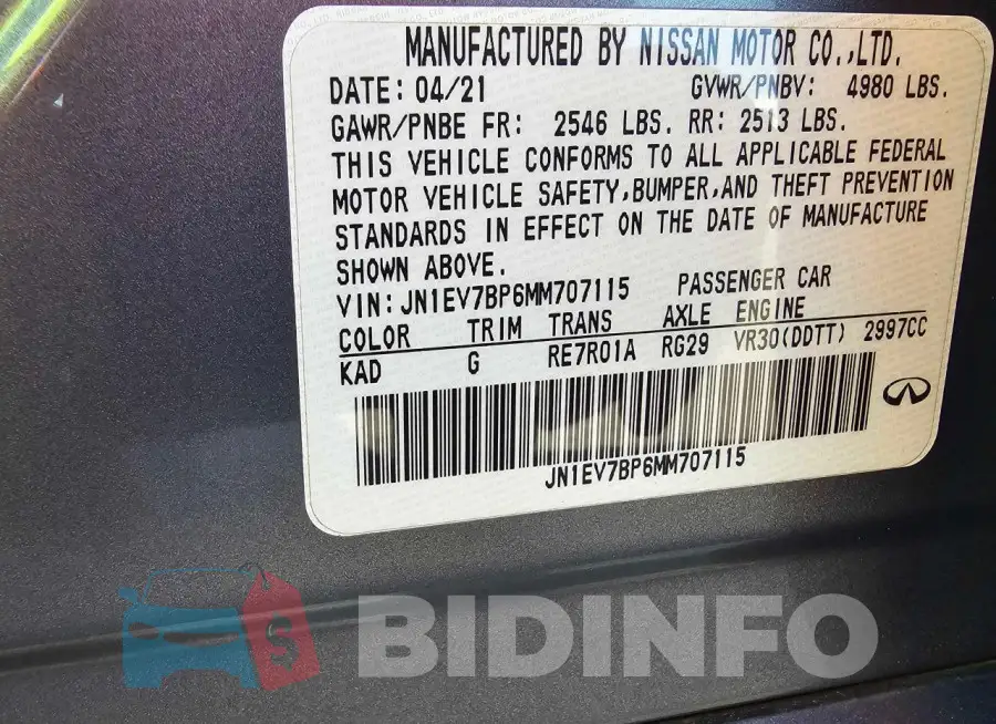 JN1EV7BP6MM707115 Photo# 10