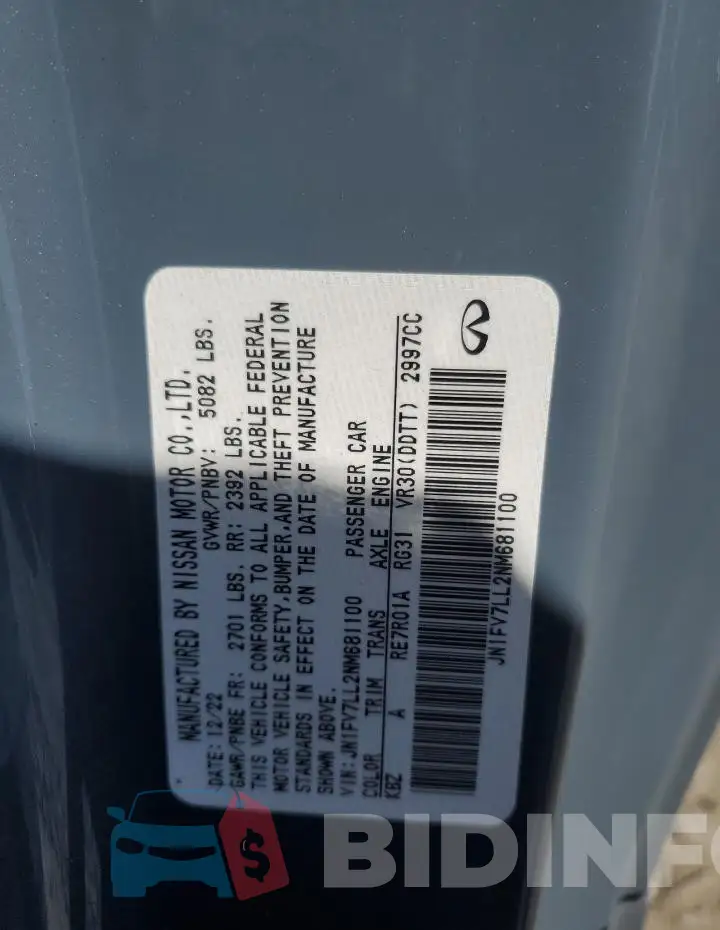 JN1FV7LL2NM681100 Photo# 12