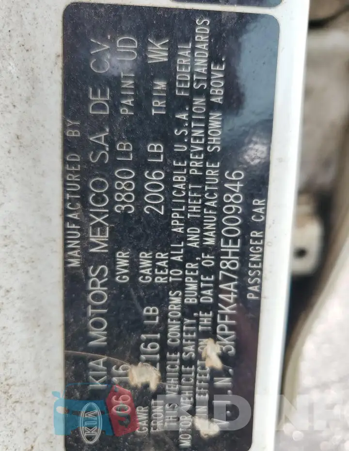 3KPFK4A78HE009846 Photo# 12