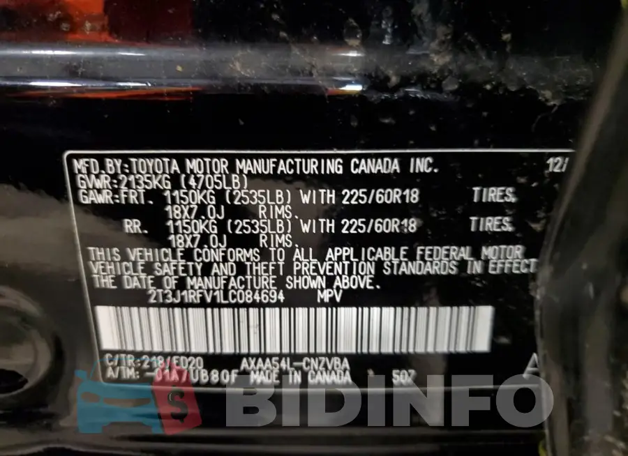 2T3J1RFV1LC084694 Photo# 14