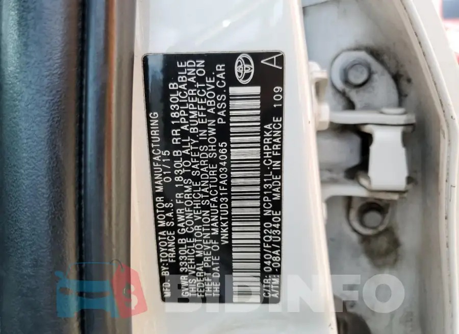 VNKKTUD31FA034065 Photo# 12