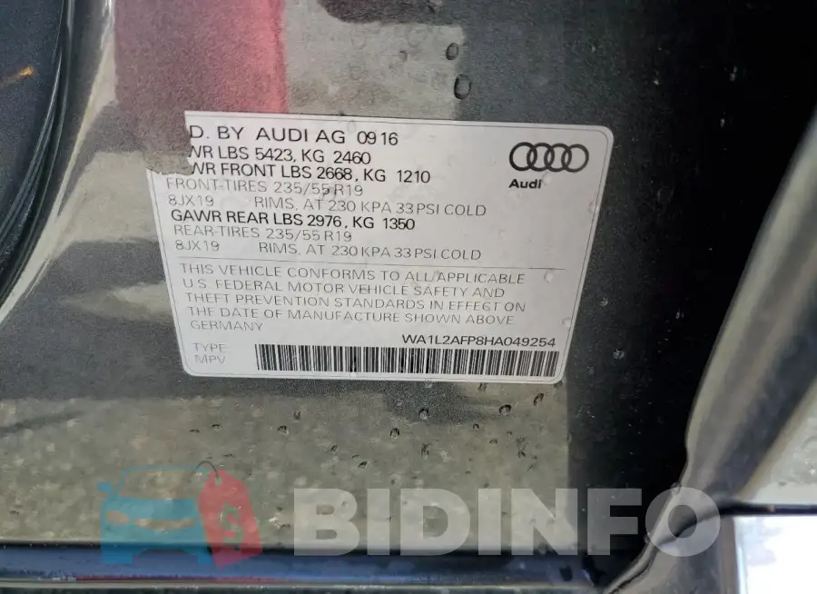 WA1L2AFP8HA049254 Photo# 12