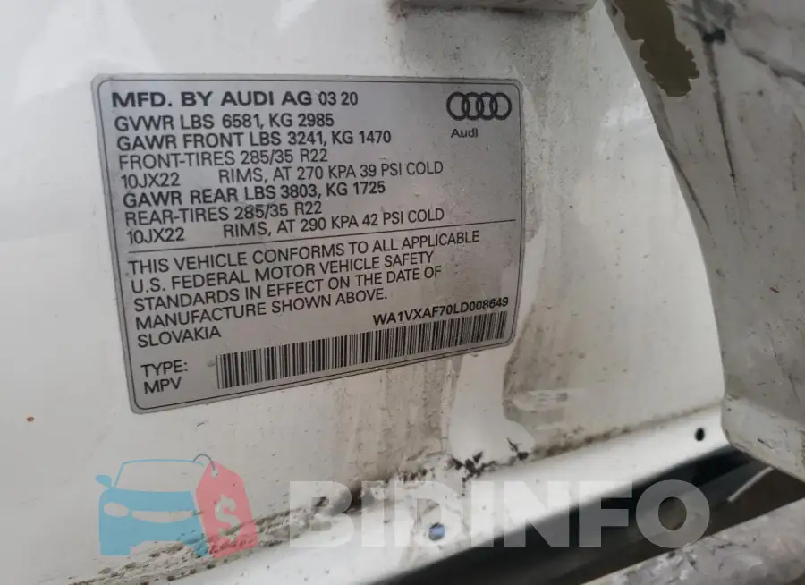 WA1VXAF70LD008649 Photo# 12