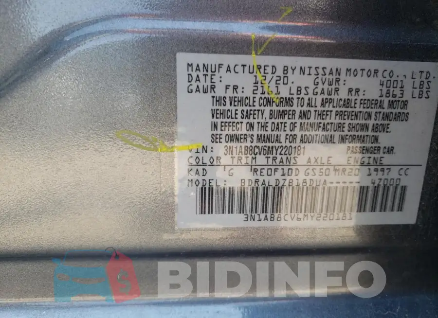 3N1AB8CV6MY220181 Photo# 12