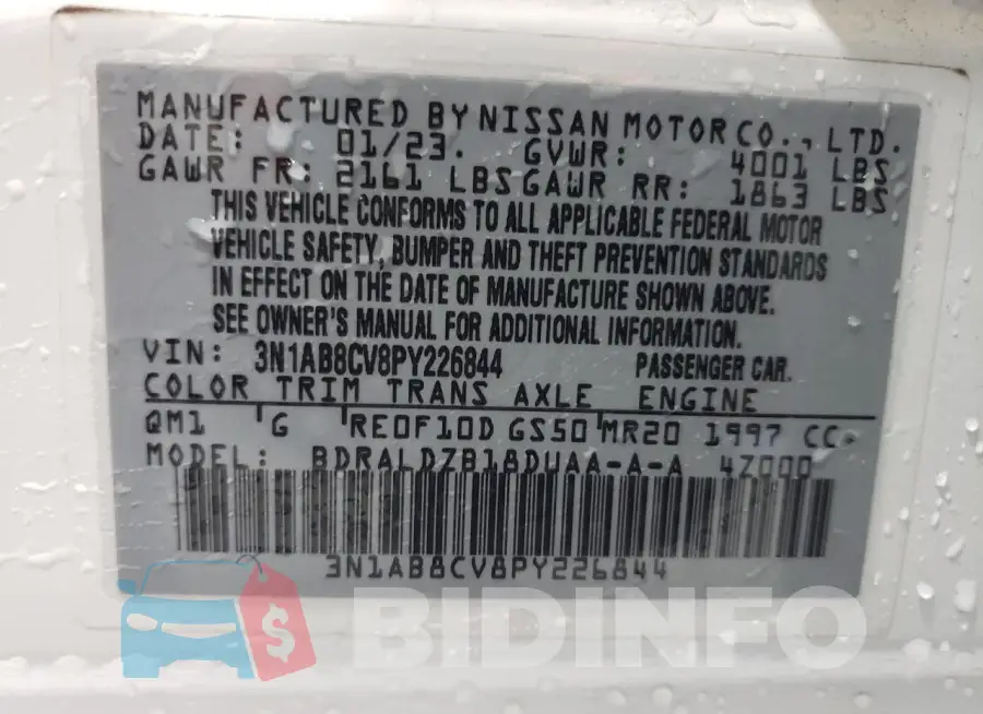 3N1AB8CV8PY226844 Photo# 12
