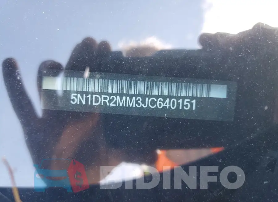 5N1DR2MM3JC640151 Photo# 14