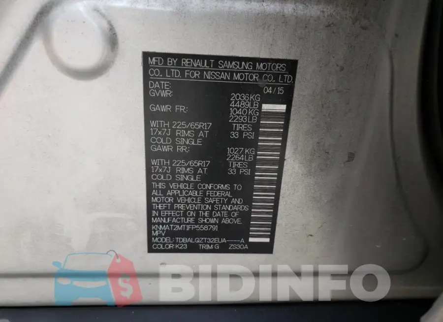 KNMAT2MT1FP558791 Photo# 10