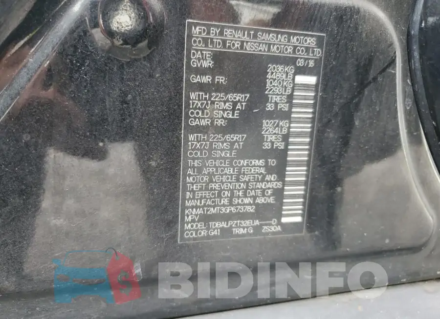 KNMAT2MT3GP673782 Photo# 13