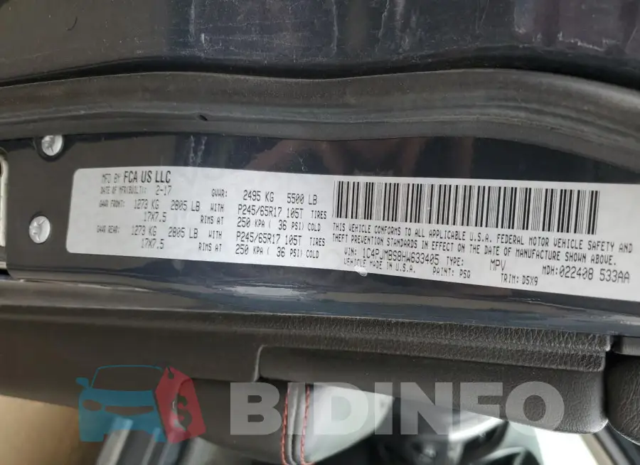 1C4PJMBS8HW633405 Photo# 13
