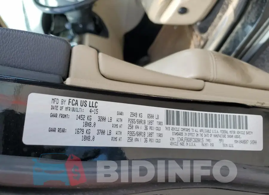 1C4RJFBG8FC828015 Photo# 12