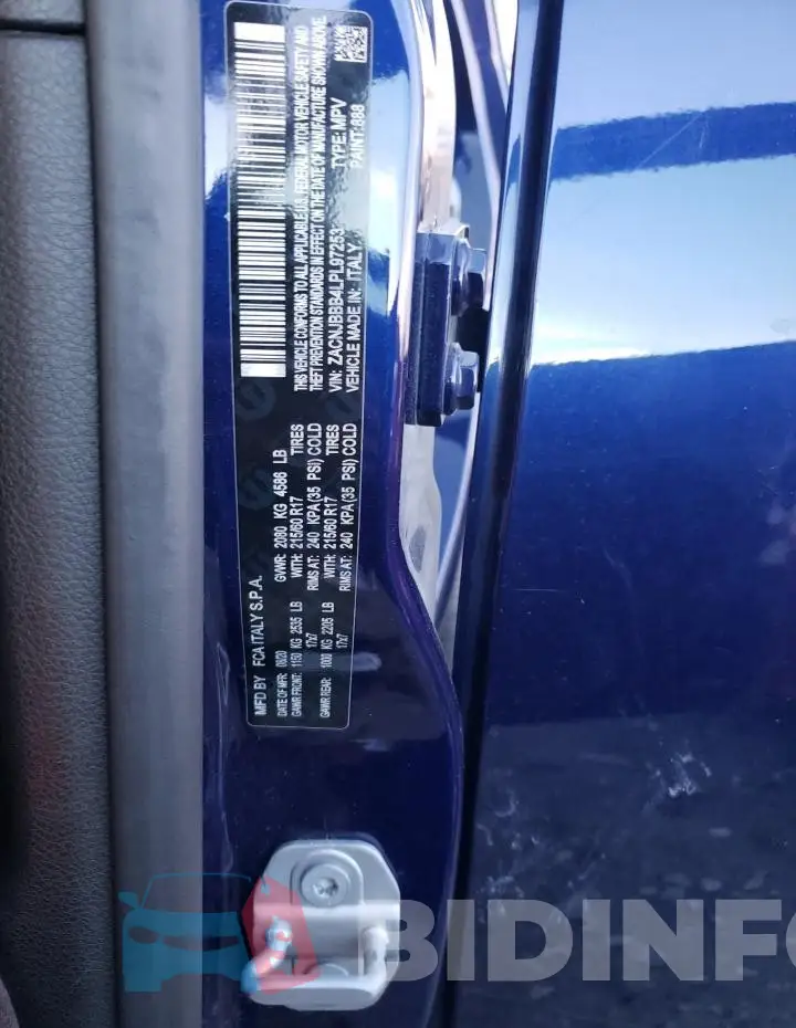 ZACNJBBB4LPL97253 Photo# 13