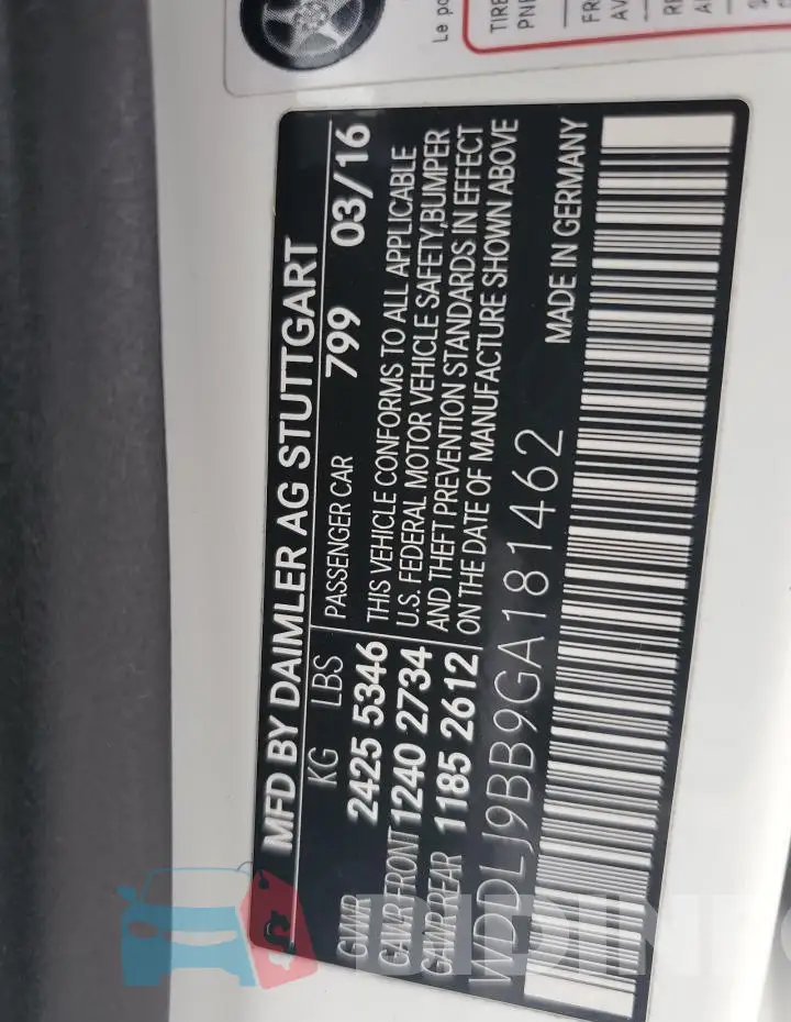 WDDLJ9BB9GA181462 Photo# 12
