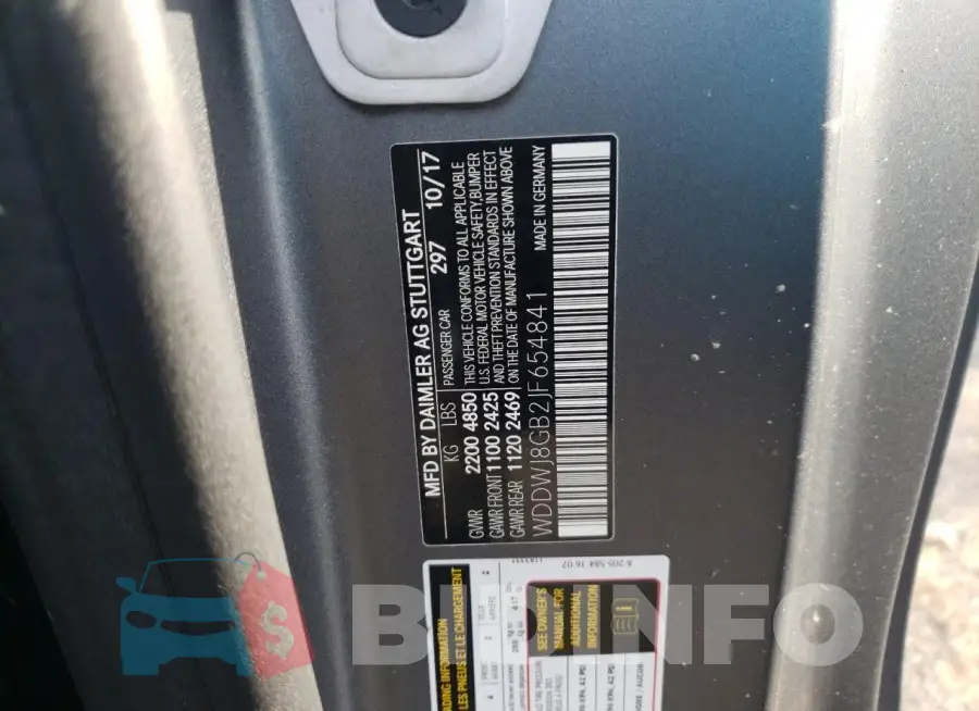 WDDWJ8GB2JF654841 Photo# 13