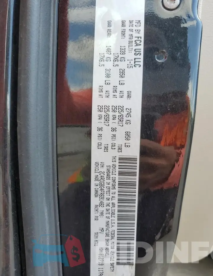 2C4RDGBG4FR691482 Photo# 13