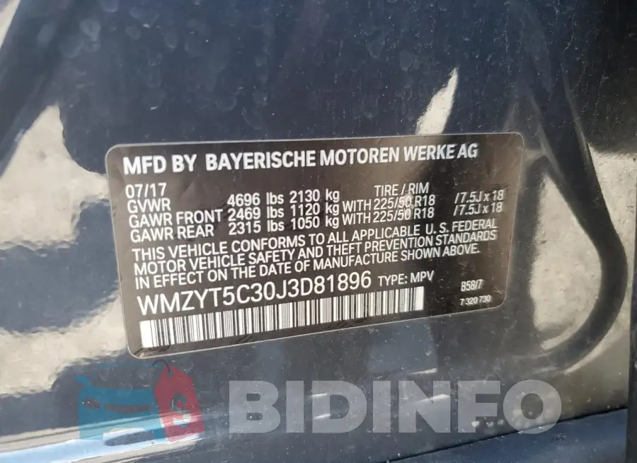 WMZYT5C30J3D81896 Photo# 13