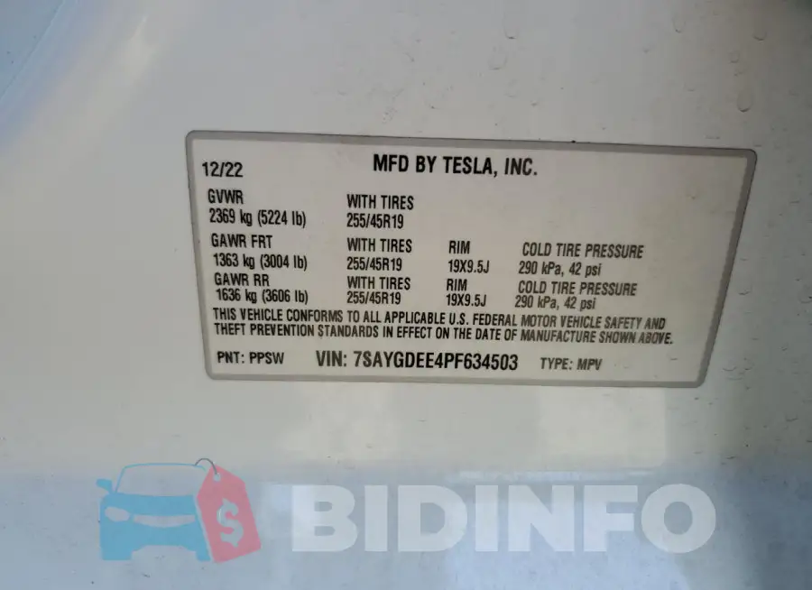 7SAYGDEE4PF634503 Photo# 13