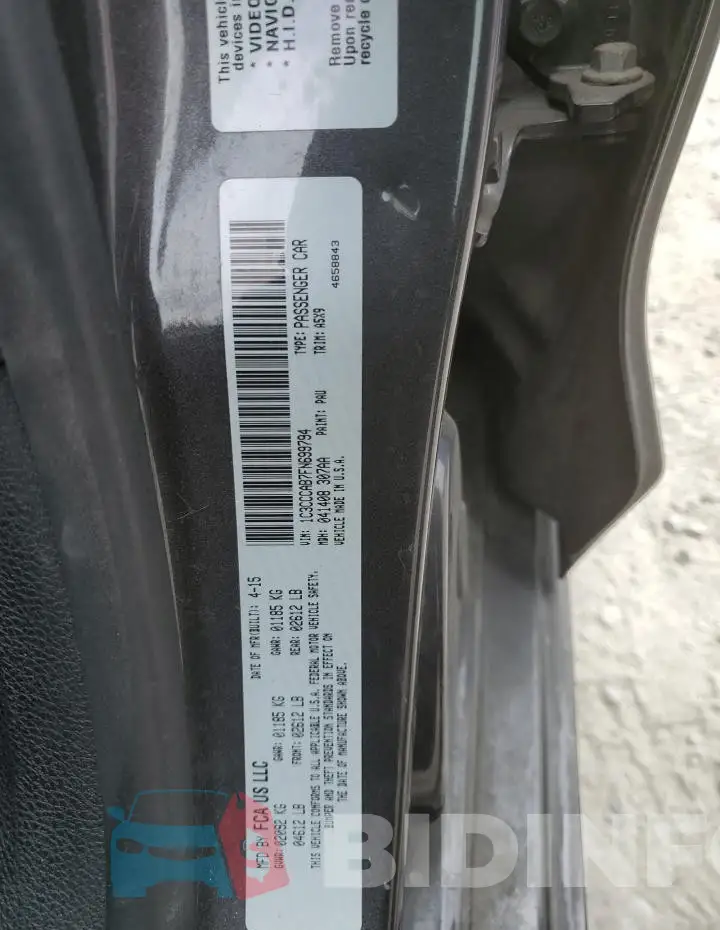 1C3CCCAB7FN699794 Photo# 12