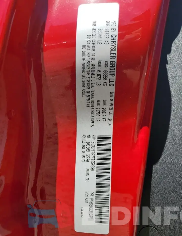 3C3CFFAR7FT558598 Photo# 13