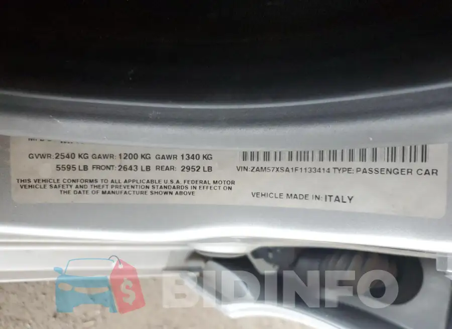 ZAM57XSA1F1133414 Photo# 12
