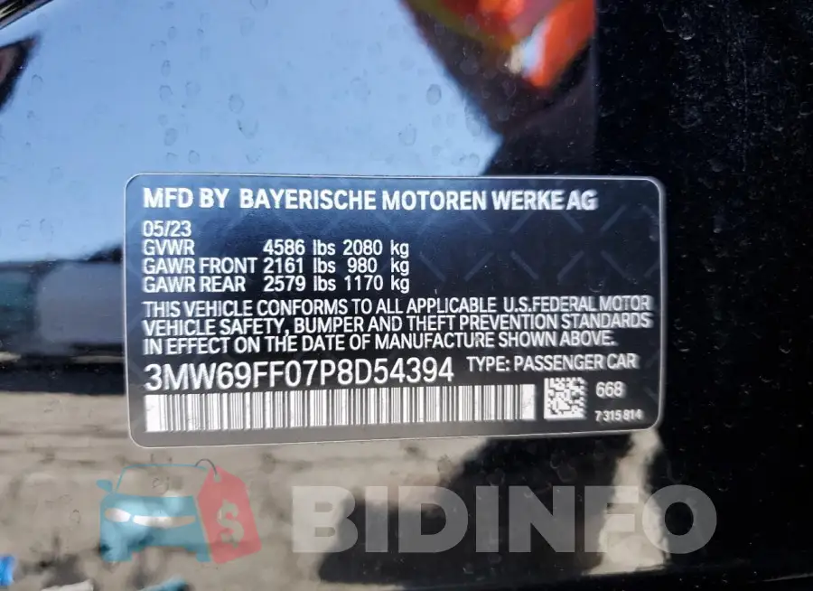 3MW69FF07P8D54394 Photo# 12