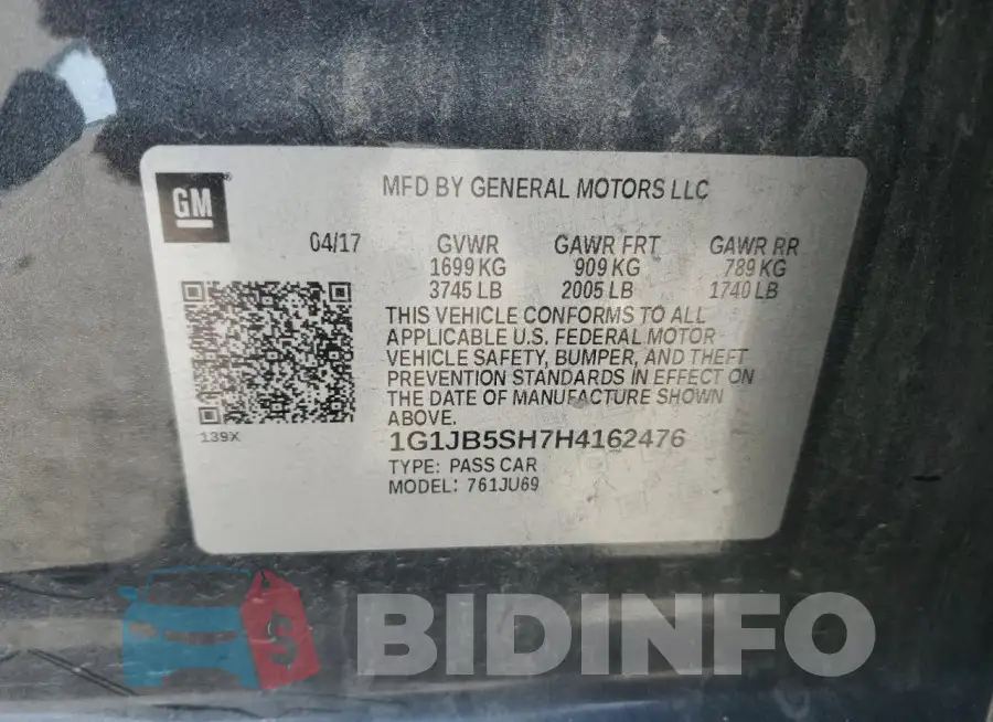 1G1JB5SH7H4162476 Photo# 12