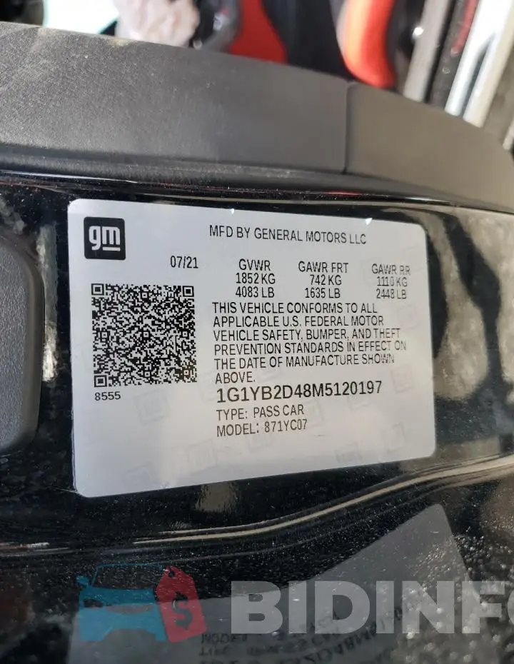 1G1YB2D48M5120197 Photo# 12