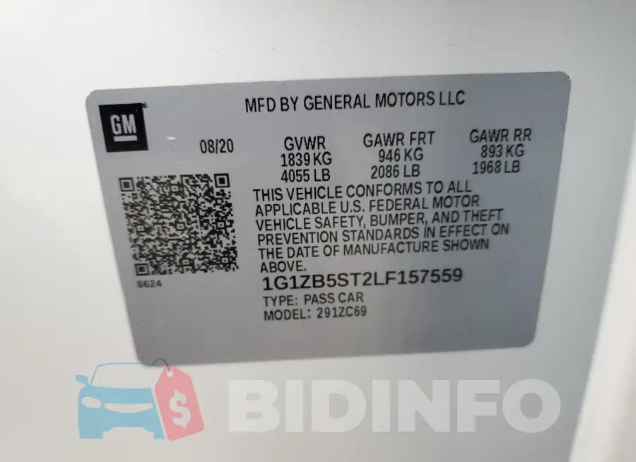 1G1ZB5ST2LF157559 Photo# 13